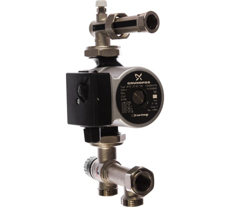Насосно-смесительный узел STOUT с термостатическим клапаном, с насос UPSO25-65,130 mm SDG-0120-005001 RG008U9U3HGBDQ