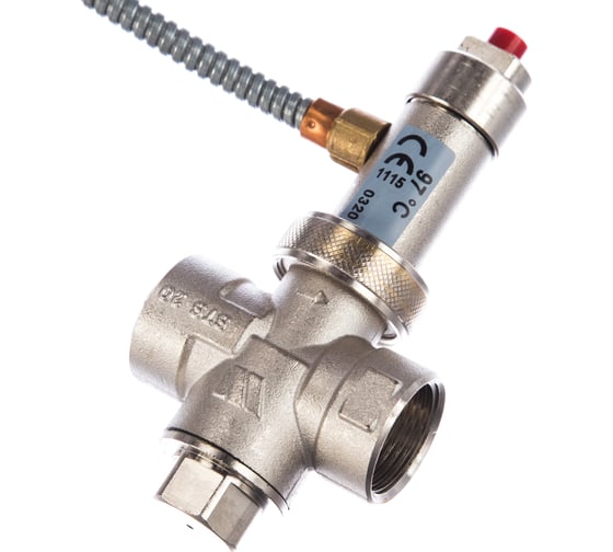 Термоклапан для твердотопливных котлов STOUT 1/2", капиляр, 1300 мм SVS-0007-000015 RG008UL6J9UK7A