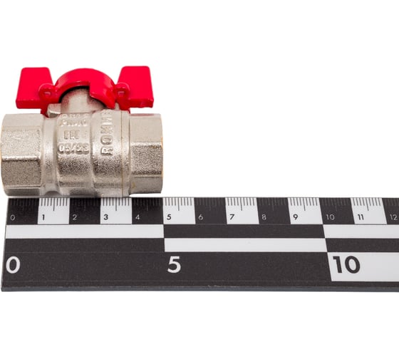 Шаровой кран ROMMER 1/2", ВН/ВН, RBV-0003-0110215, RG008UB5B8F1VN