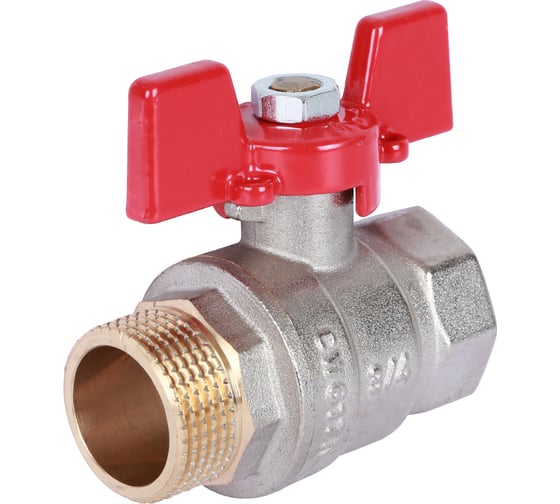 Шаровой кран ROMMER 3/4", ВН/НР, RBV-0004-0210220, RG008UB5BGBA2P