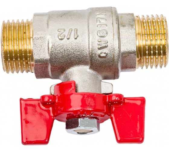 Шаровой кран ROMMER 1/2", НР/НР, RBV-0007-0410215, RG008UB5BPDC5I