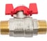 Шаровой кран ROMMER 1/2", НР/НР, RBV-0007-0410215, RG008UB5BPDC5I 4