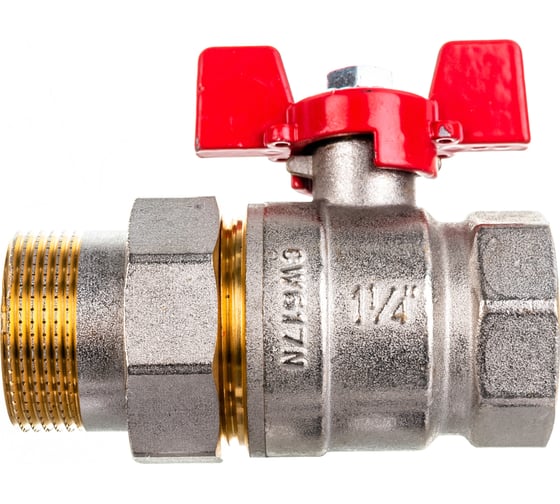 Шаровой кран ROMMER с американкой 1 1/4" ВН/НР RBV-0005-0510232