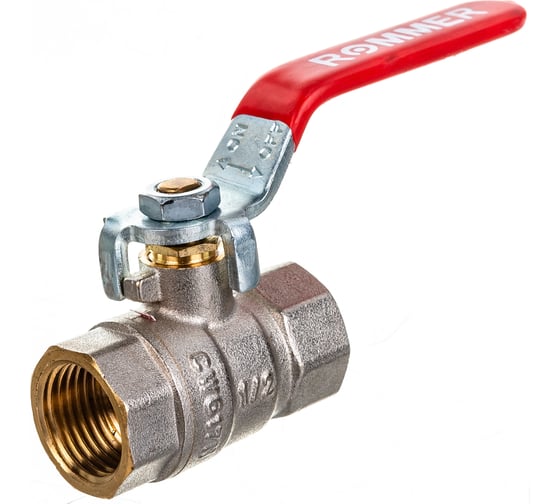 Шаровой кран ROMMER 1/2", ВН/ВН, RBV-0001-0110315, RG008UB5AOK12P