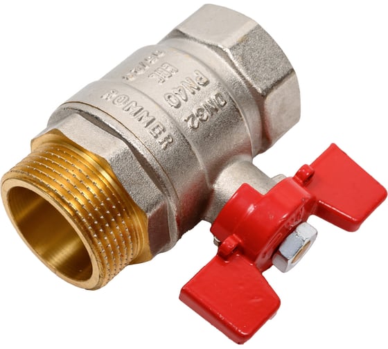 Шаровой кран ROMMER 1 1/4" ВН/НР RBV-0004-0210232