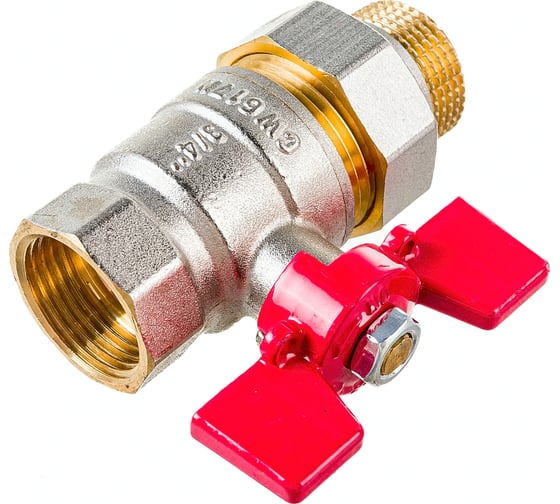 Шаровой кран с американкой ROMMER 3/4", ВН/НР, RBV-0005-0510220, RG008UB5BK0OC3