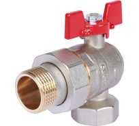Шаровой кран угловой с американкой ROMMER 1", ВН/НР, RBV-0006-0610225, RG008UB5BOHQSP