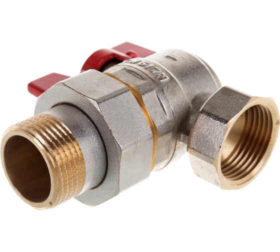 Шаровой кран угловой с американкой ROMMER 1", ВН/НР, RBV-0006-0610225, RG008UB5BOHQSP