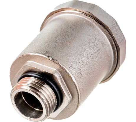 Автоматический воздухоотводчик STOUT вертикальный выпуск, наружная резьба 1/2", никель, уплотнительное кольцо NBR SVS-1011-000015 RG008UB790S9BL