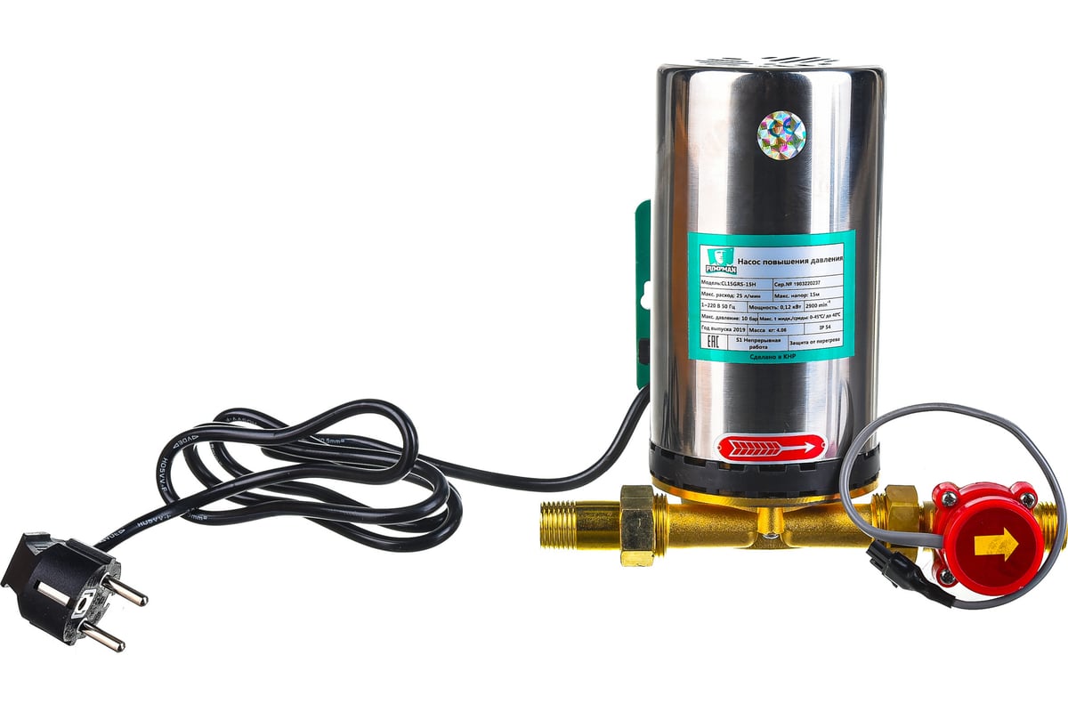 Насос повышения давления Pumpman CL15GRS-15 82046