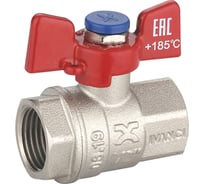 Шаровой кран IVANCI Superior ручка-бабочка, внутренняя-внутренняя резьба 3/4" IVC.100217.N.04