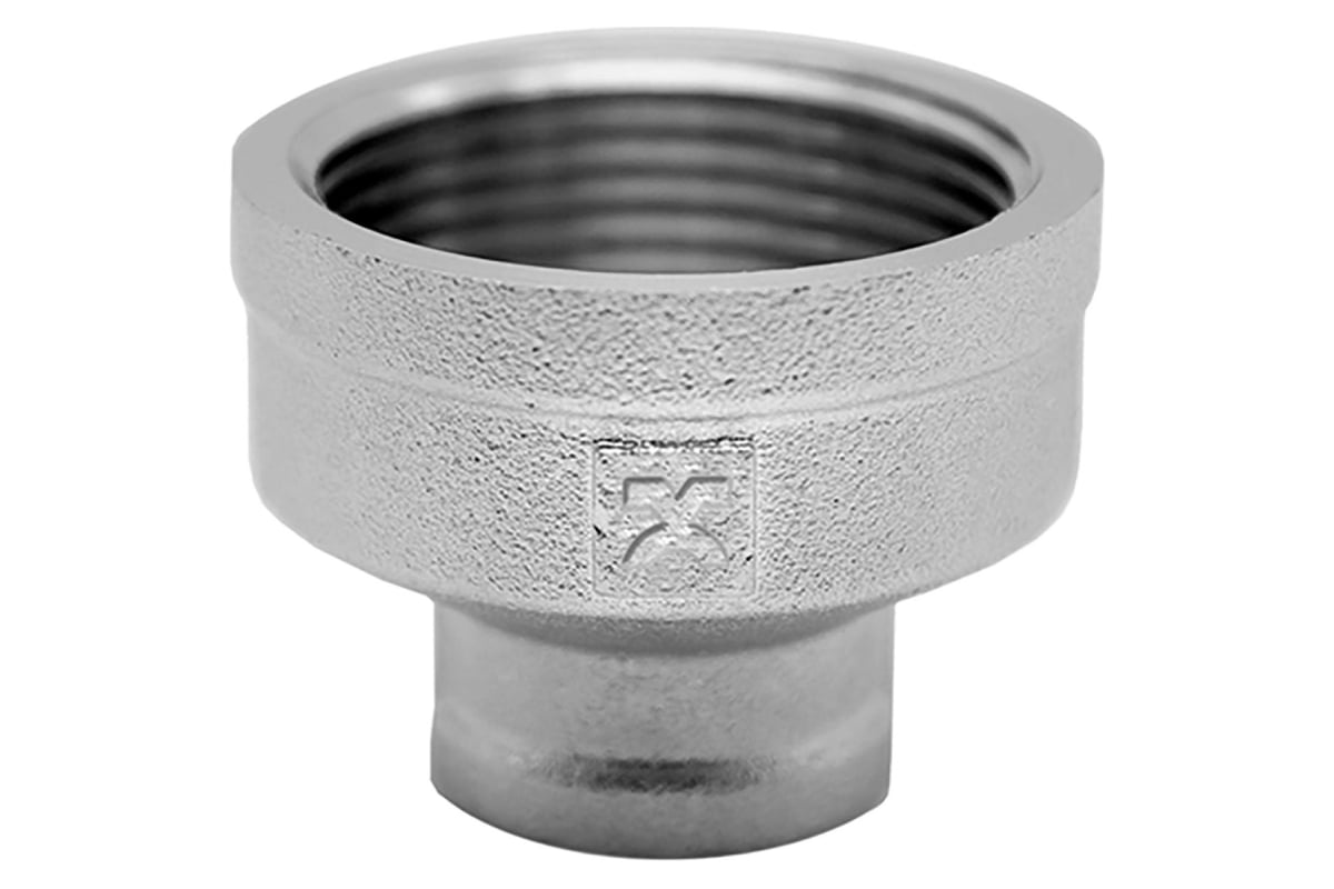 Переходная муфта IVANCI никелированная, внутренняя резьба 1/2"x3/8" IVC ...