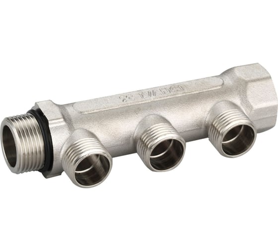 Коллектор IVANCI выходы с наружной резьбой, 2 выхода 3/4"x1/2" IVC.106500.N.01 1