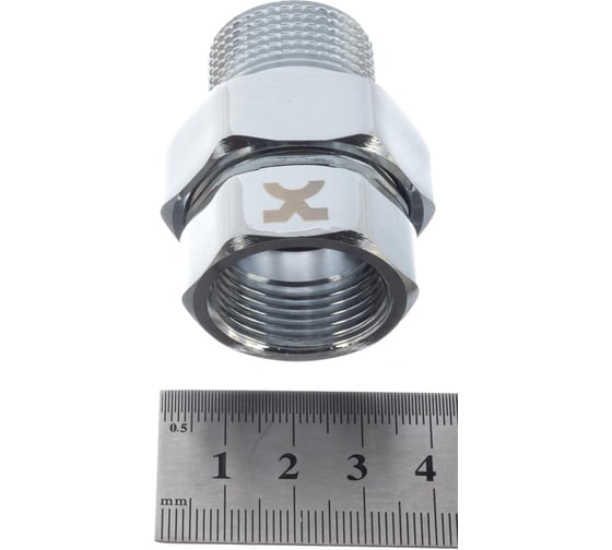 Разъемный соединитель IVANCI хромированный 3/4" IVC.104341Cr.N.04