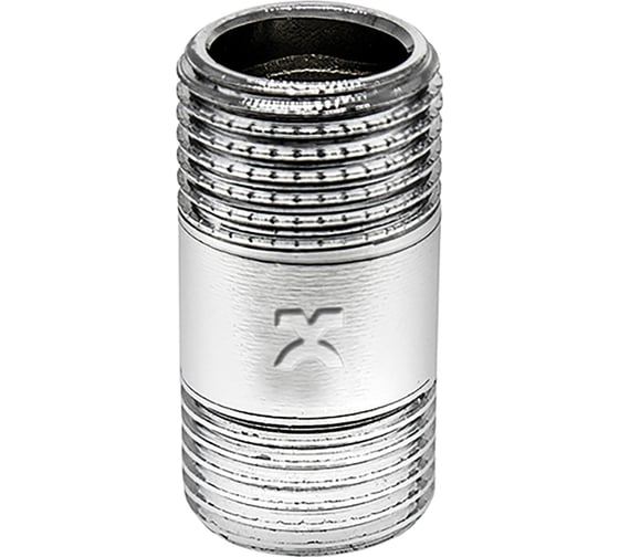 Сгон IVANCI хромированный, наружная резьба 1/2"x40 мм IVC.104653Cr.N.03