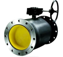 Шаровой кран LD сталь КШ.Ц.Ф.Р Ду 250 Ру16 фл с редуктором КШ.Ц.Ф.Р.250/200.016.Н/П.02 007-6082