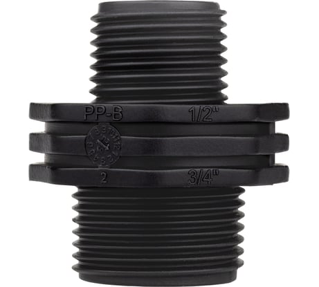 Ниппель пластиковый переходной MasterProf 3/4" х 1/2" н/н ДС.071908