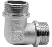 Угольник IVANCI никелированный, наружная резьба 1" IVC.104093.N.05