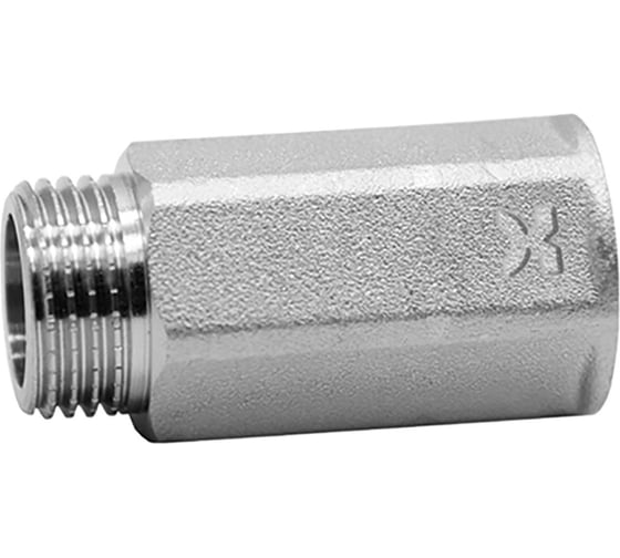 Удлинитель IVANCI никелированный, внутренняя-наружная резьба 1/2" x 15 mm IVC.104197.N.04 1