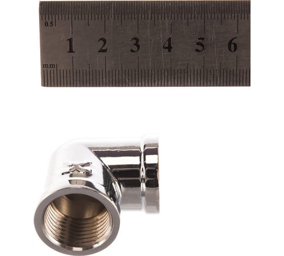 Угольник IVANCI хромированный, внутренняя резьба 1/2" IVC.104090Cr.N.03