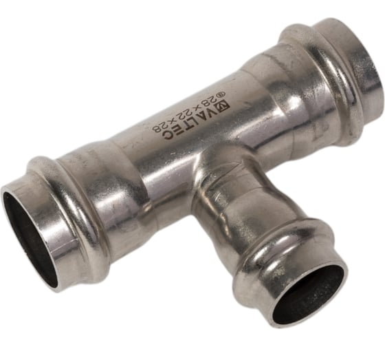 Тройник из нержавеющей стали VALTEC 28x22x28 VTi.931.I.282228 1