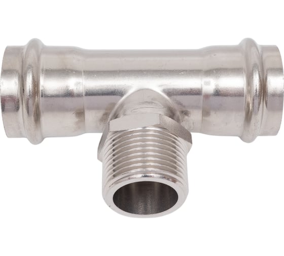 Тройник с наружной резьбой из нержавеющей стали VALTEC 35х1 VTi.933.I.350635