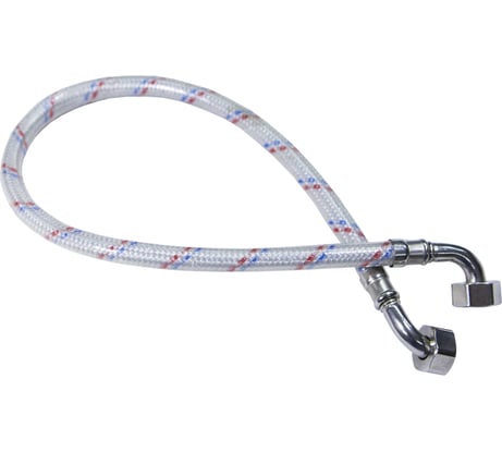 Гибкая подводка для воды ЦС НЕЙЛОН 1/2”Г-угол х 1/2"Г- угол L-100 см, штука ГП002216