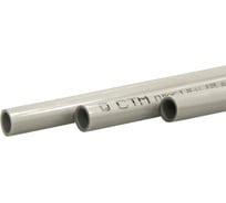 Труба СТМ PERT для теплого пола DN 16x2,0 ПЛАСТ (бухта 100 м) (сер.) CPER16021-100