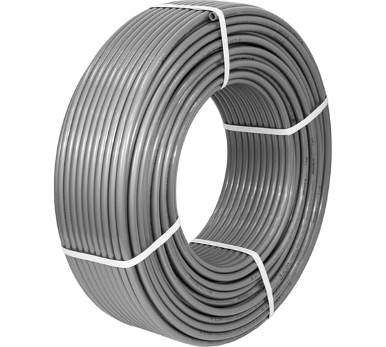 Труба СТМ PERT для теплого пола DN 16x2,0 ПЛАСТ (бухта 200 м) (сер.) CPER16022-200