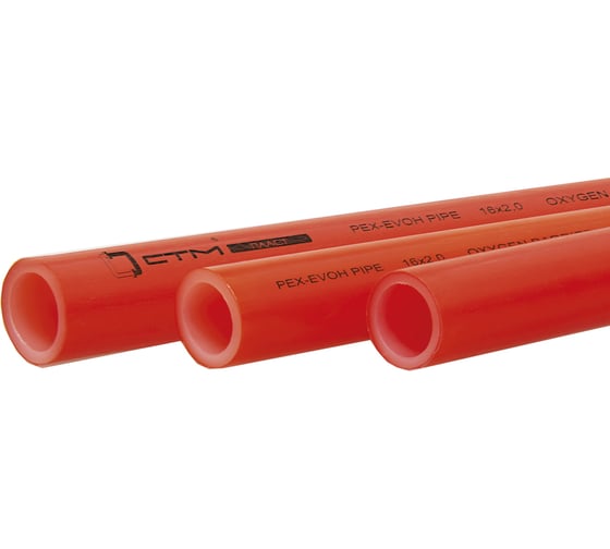 Труба СТМ PEX-EVOH д/теплого пола DN 16x2,0 ПЛАСТ (бухта 500 м) CPEX16205-500