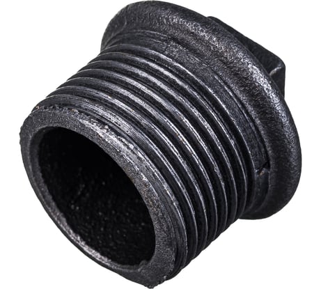 Заглушка чугун Fittex PLUS Ду 25 1" НР 128-0905