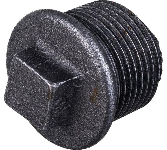 Заглушка чугун Fittex PLUS Ду 25 1" НР 128-0905