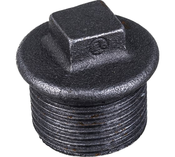 Заглушка чугун Fittex PLUS Ду 25 1" НР 128-0905