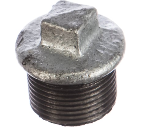 Заглушка чугун оцинкованная Fittex PLUS Ду 20 3/4" НР 128-3199