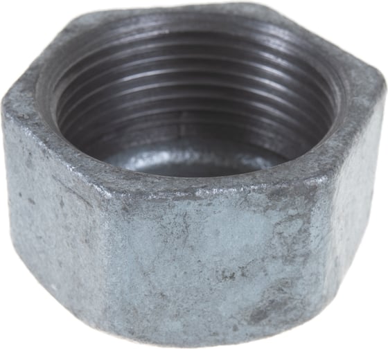 Заглушка чугун оцинкованная Fittex PLUS Ду 32 1 1/4" ВР 128-3193