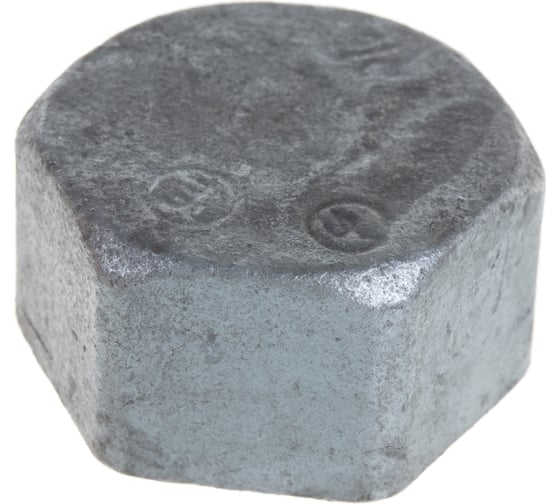 Заглушка чугун оцинкованная Fittex PLUS Ду 32 1 1/4" ВР 128-3193