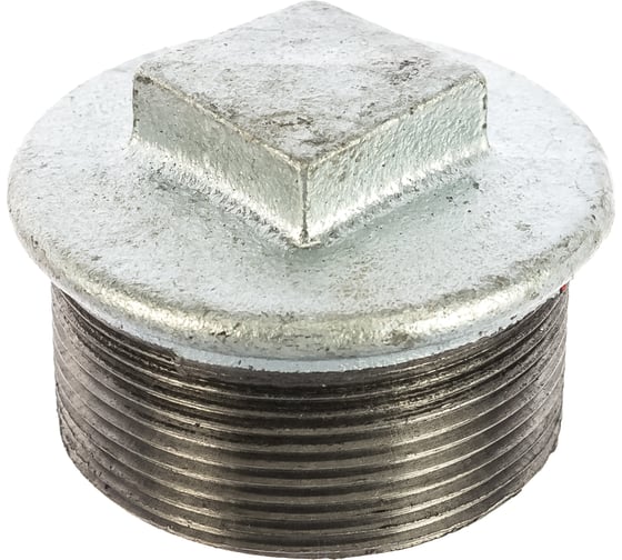 Заглушка чугун оцинкованная Fittex PLUS Ду 50 2" НР 128-3203