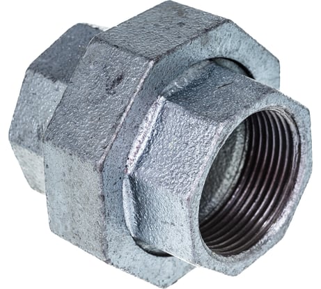 Прямой соединитель Fittex PLUS американка чугун оц Ду 32 1 1/4" ВР/ВР 128-0892