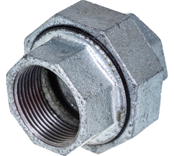 Прямой соединитель Fittex PLUS американка чугун оц Ду 32 1 1/4" ВР/ВР 128-0892