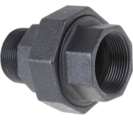Прямой соединитель Fittex PLUS американка чугун Ду 40 1 1/2" ВР/НР 128-0884