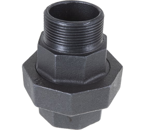 Прямой соединитель Fittex PLUS американка чугун Ду 40 1 1/2" ВР/НР 128-0884