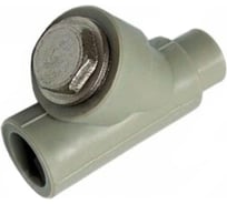 Фильтр сетчатый VALFEX PP-R серый, 25 мм, 45 градусов, вн/нр пайка 10142025Г 036-0611