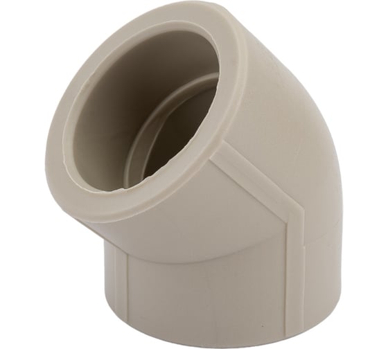 Угольник VALFEX PP-R серый, 50 мм, 45 градусов 10107050Г 127-0469