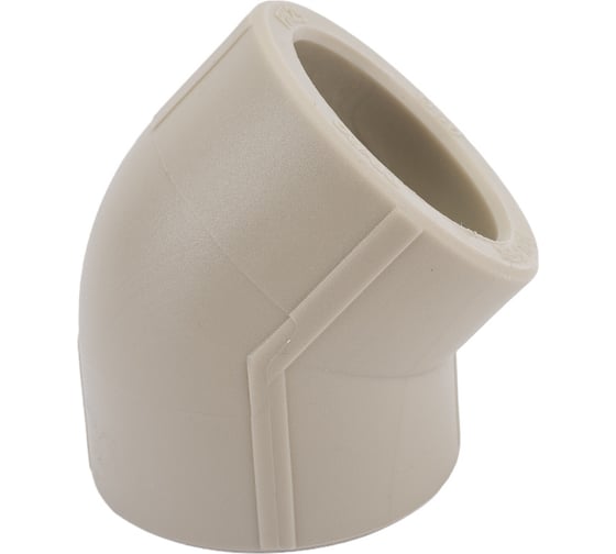 Угольник VALFEX PP-R серый, 50 мм, 45 градусов 10107050Г 127-0469