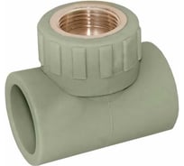Тройник комбинированный с внутренней резьбой VALFEX PP-R серый, 20 мм х1/2" 10127020Г 127-0432