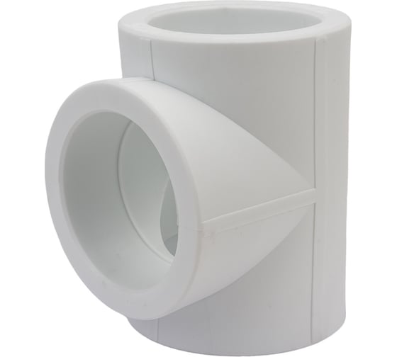 Тройник VALFEX PP-R белый, 90 мм 10111090 127-0543