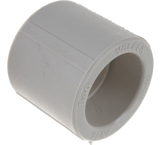 Муфта VALFEX PP-R серая, 40 мм 10113040Г 127-0382