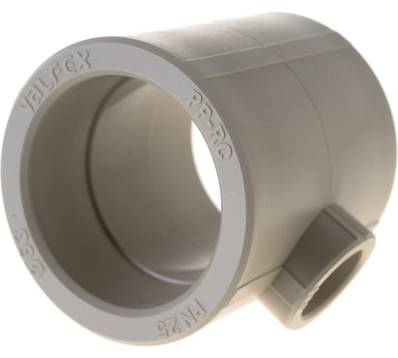Тройник переходной VALFEX PP-R серый, 63х25х63 мм 10632563Г 127-0461