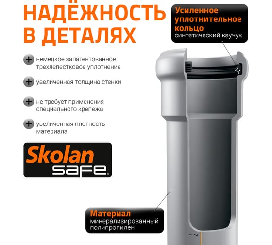 Труба Ostendorf SKEM 56x150 мм Ger 332000