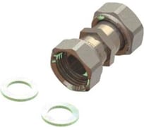 Прямой соединитель с накидной гайкой и плоской прокладкой TIEMME 3/4" 1500894